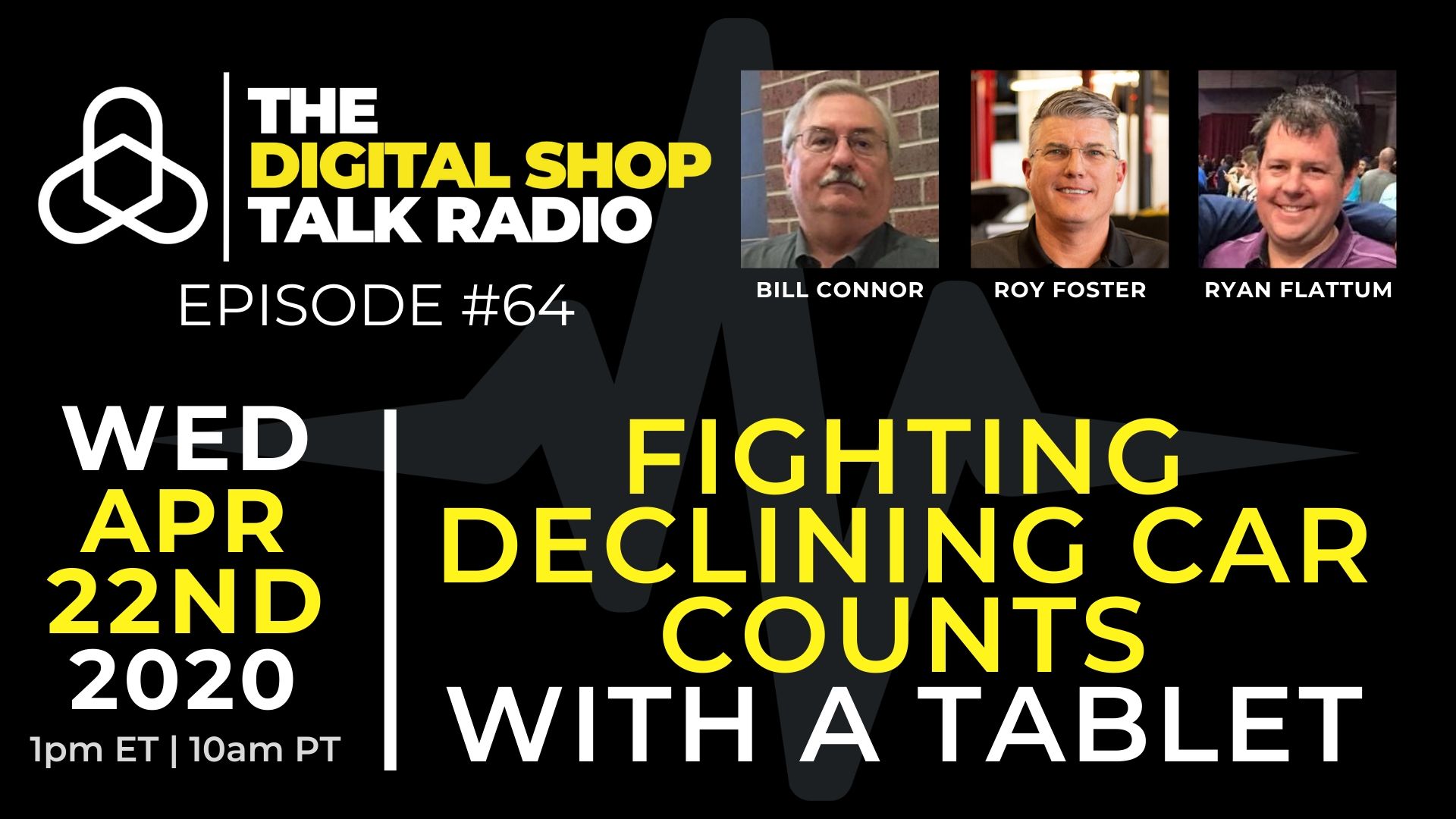 Ep.-64-Apr.-22 Promotional Graphic Digital Shop Talk Radio Episode 64.