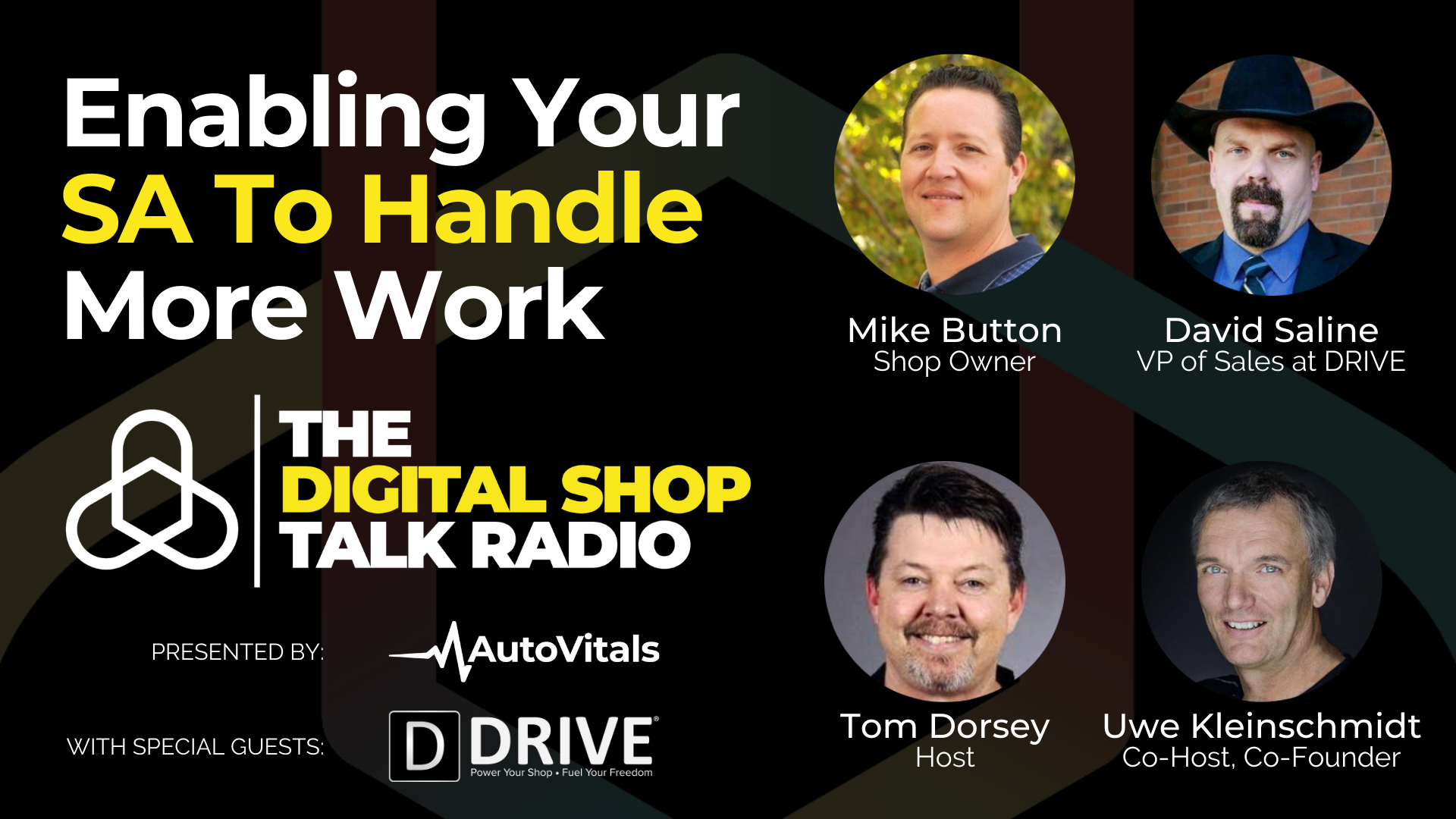 Ep. 86_davidmikeDRIVE Promotional Graphic Digital Shop Talk Radio Episode 86.